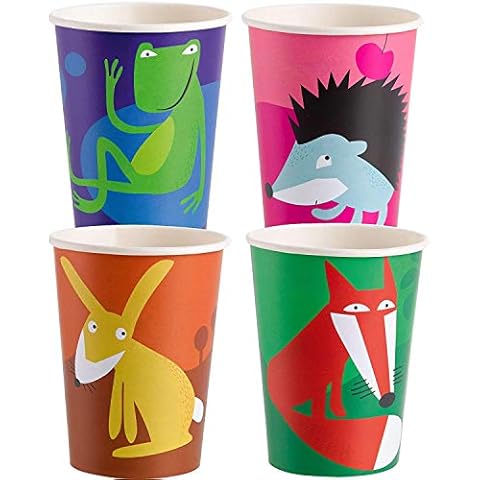 MBB 32 Wild Animals Paper Cups Cover