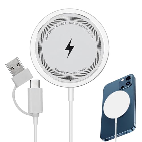 Caricatore magnetico per telefono Pad di ricarica rapida per da auto Supporto per wireless portatile per per veicoli Caricabatterie da viaggio