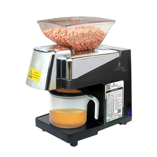 HAKURA H2O-2B Comfort Oil Extractor Oil Maker Press Machine For Home 560 Watts (Black)-image-4