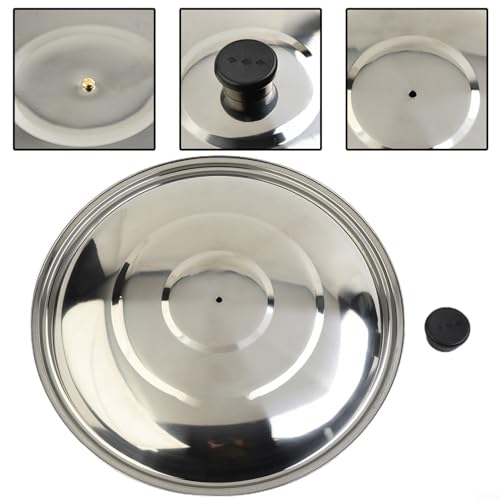 Stainless Steel Lid，30cm Lid For Pots, Pans And Skillets For Flat Pans, Frying Pans, Wok Dishwasher Safe(36cm) - Image 8