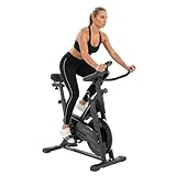 Altera - Bicicleta Fija ajustable para Spinning con disco de inercia y un monitor de progreso...