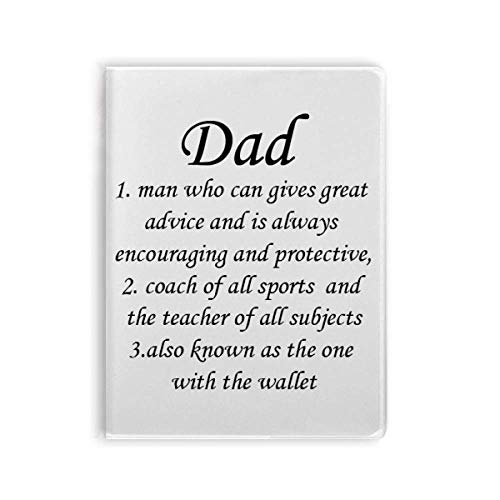 Carnet à couverture souple avec citation Encouraging Dad idée cadeau