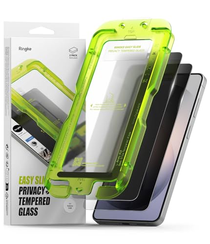 Ringke Película protetora de tela de vidro temperado para Samsung Galaxy S26 [antiespião] Protetor de tela de privacidade fácil de instalar - pacote com 2