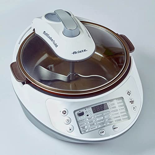 Ariete Multi-Cooker Twist 2945, Machine à Cuisiner, Marmite Électrique Multifonction avec 30 Programmes de Cuisson Préréglés, Écran Lcd, Capacité de 5 L, 1900W, Blanc – Image 6