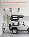 VEVOR Hard Top Remover Lift, 220 lbs, Jeep Hardtop Removal Storage Roof Hoist with Anti-Drop System, Easy One-Person Operation, Supports 8-16 in Ceiling, for 2-Door & 4-Door Jeep Wrangler JK JL & Ford