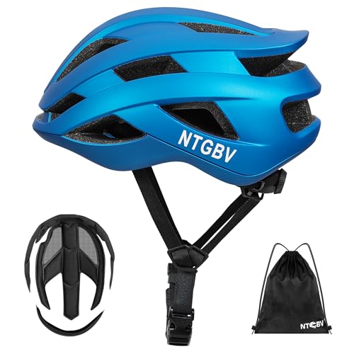 NTGBV Adult Bike Helmet for Men/Women with Helmet Bag 2Removable Moisture Liners Adjustable Dial...
