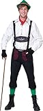 Karneval-Klamotten Kostüm Lederhose Herren Trachten-Hose Bayer Bayern-Hose Tiroler-Hose Oktoberfest Bayern Herrenkostüm Größe 52/54