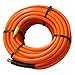 Interstate Pneumatics HA26-050 3/8 Inch 50 Feet 1/4 Inch NPT Orange Pliovic PVC Hose