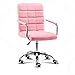Taburete Taburete decorativo Silla giratoria para el hogar con ruedas, cuero PU Silla de caja registradora para tiendas Oficina Sala de libros Silla para computadora Fácil de instalar (Color: C, Tamañ