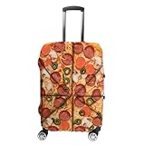 Facile à installer : 2 ouvertures sur le dessus pour poignée télescopique et poignée de transport, ouverture latérale pour poignées latérales. Le design unique vous rend facile à installer et à enlever. La fermeture éclair et la boucle élastique en bas permettent à la housse de bagages de s'adapter et de bien fixer les bagages, sécuriser les bagages sans empêcher les roues de rouler.