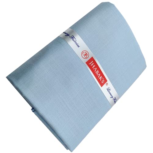 Image of JHABAK'S Premium Unstitched Shirt Fabric for Men Cotton Blend Material 2.25m Shirt Piece Cloth
