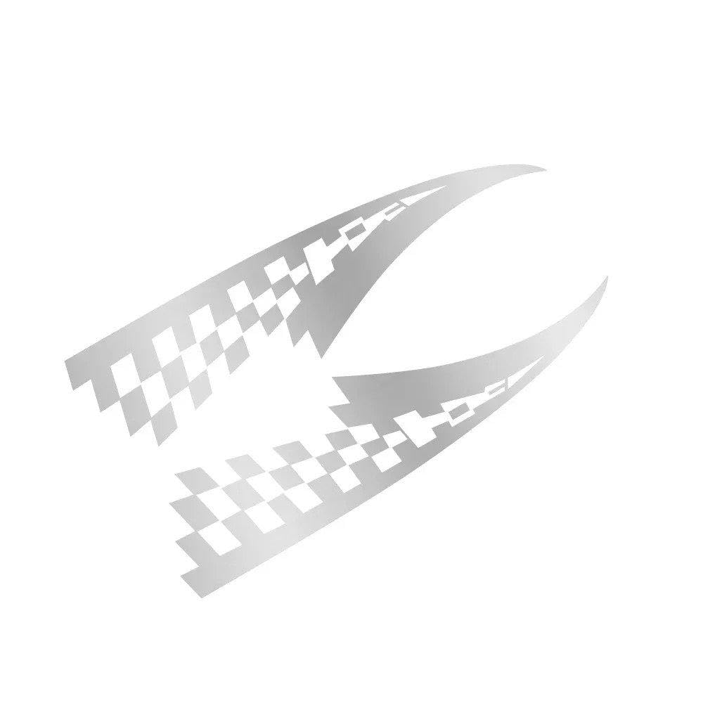 Car Hood Bonnet Sticker Cover Vinyl Decals Tuning Accessories for Mini Cooper(Matt Silver)