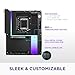 NZXT N9 Z890 - Intel Z890 LGA 1851 ATX Gaming Motherboard for Core Ultra (Series 2) - 20+1+1, DDR5, 5X M.2, PCIe 5.0, Wi-Fi 7, 5GbE, Thunderbolt 4 - RGB, Full-Metal Cover - Black