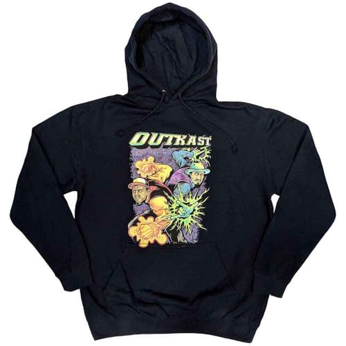Outkast Superheroes sweat-shirt à capuche chaud avec poche kangourou