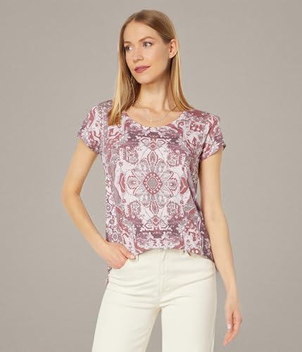Lucky Brand Womens Printed Scoop Neck Tee4