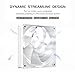 Ocypus Iota L24 Digital 240mm AIO CPU Liquid Cooler, 2×120mm PWM Fans (500–2000 RPM, ≤29 dBA, up to 77 CFM), ARGB Pump, USB 2.0 Display, Intel LGA 1851/1700/1200/115X & AMD AM4/AM5 (White)