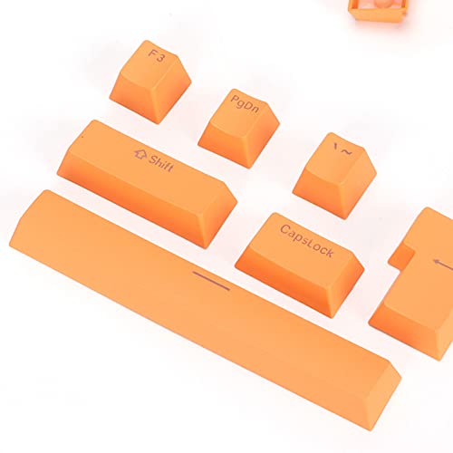 Copritasti PBT 108 Pezzi Personalizzati per Tastiera Meccanica Ergonomici per con Estrattore arancione