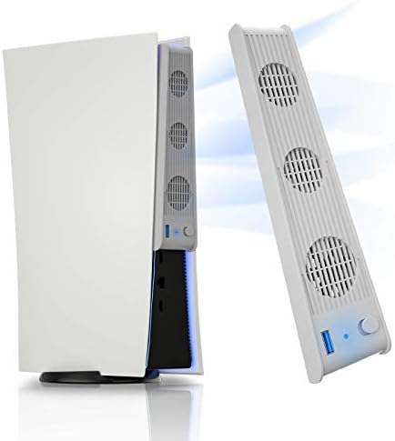 TwiHill Ventilador de resfriamento PS5, PS5 Cooler compatível com...