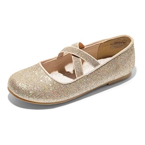 DREAM PAIRS Girls Ballerina Dress Shoes Cover