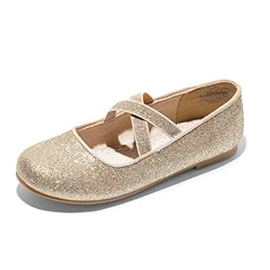DREAM PAIRS Girls Ballerina Dress Shoes Mary Jane Flats
