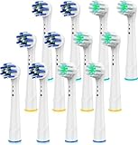 Replacement Toothbrush Heads for Oral B Braun, 12 Pack Professional Electric Toothbrush Heads, Precision Clean Brush Heads Refill Compatible with Oral-B 7000/Pro 1000/9600/ 5000/3000/8000 (12pack)