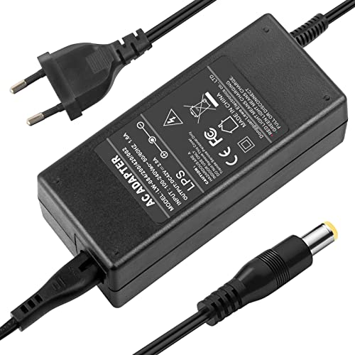 LabTEC 42V 2A Power Fast Charger, 5.5mm 2.1mm Adaptador de Enchufe para baterías de Bicicleta eléctrica DC 36V Fuente de alimentación Compatible con Gotrax GXL G2 V2 S2 Apex Cityscape GKS D1