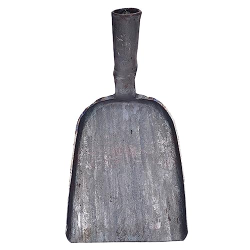 PRETYZOOM Pala Per Cenere e Carbone in Acciaio Forgiato Manico Lungo, Pala a Mano Per Stufa Da Cucina e Stufa Domestico, Utensile Multiuso Per Pulizia Interna Ed Esterna