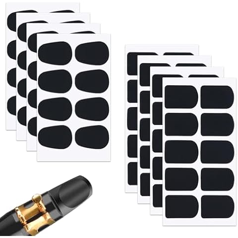 72pcs Self-Adhesive Saxophone Mouthpiece Cushions Cover