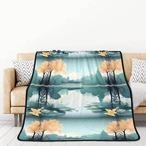 Couverture double face en flanelle couverture chaude et confortable lit