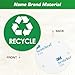 Recycling Stickers for Trash Can - 5-Pack, 4