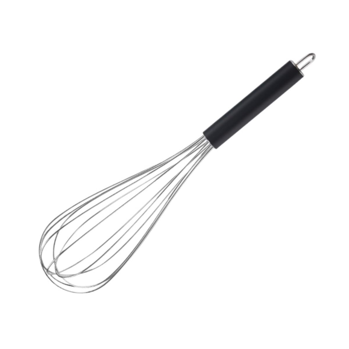 Batidor De Huevo Batidor De Huevos Manual De Acero Inoxidable, Batidor De Huevos con Crema, Herramientas For Hornear Varillas De Batir(Black,30x7cm)