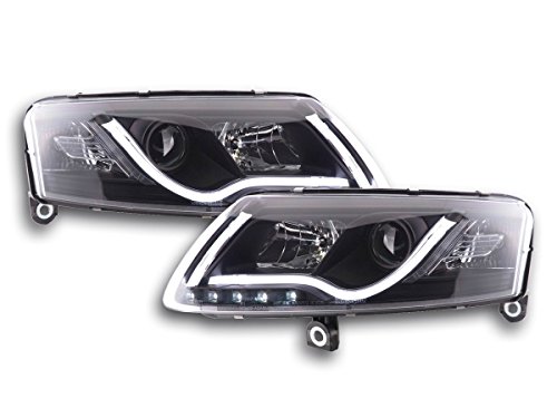 Phare Daylight avec feux de jour FK Automotive noir pour une visibilité accrue