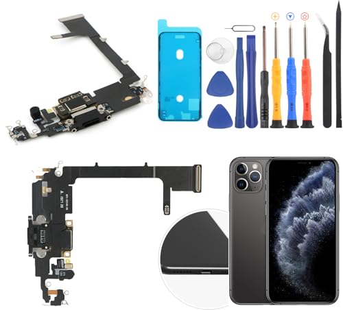 Connecteur charge iPhone 11 Pro câble nappe synchrone et micro avec outillage complet