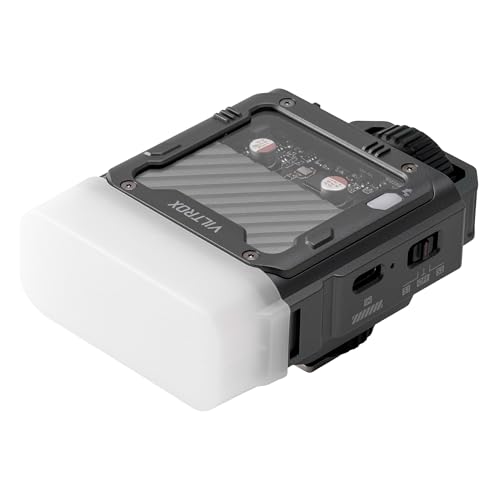 VILTROX TTL Flash for Fujifilm, 1800mAh On Camera Flash for Fuji, 26W/s 6500K Small Flash for Camera, GN16 Mini Flash, 1s Recycle Time, with Softbox (Spark Z3-F, Gray)