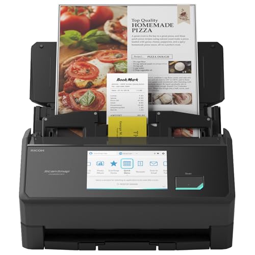 ScanSnap iX2500 Schwarz – Ultraschneller Duplex-Scanner mit 45 S./Min., 100-Blatt-ADF, 600 DPI, 5″ Touchscreen, WLAN/Bluetooth/USB-Konnektivität – Bild 3