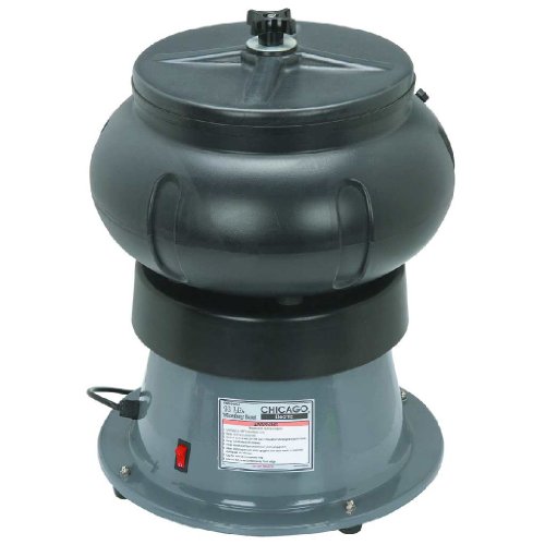 18 Lbs. Vibratory Tumbler Bowl with Liquid Drain Hose