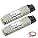 C2G Cisco QSFP-H40G-AOC7M Compatible 40GBase-AOC QSFP+ to QSFP+ Direct Attach Cable (850nm, MMF, 7M) TAA Compliant (QSFPH40GAOC7M-LEG) (23 Feet, 7 Meters)