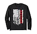 US-Flagge amerikanische Boxsportbekleidung Langarmshirt