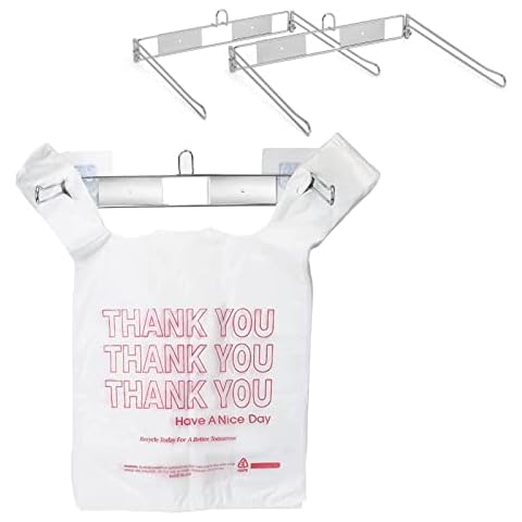 YeeBeny Bag Holder for Plastic Bags, Plastic Bag Holder, T-Shirt Bag Rack, Hanging Bag Holder, T Shirt Bags Holder for T Shirt Bags(2pack) Cover