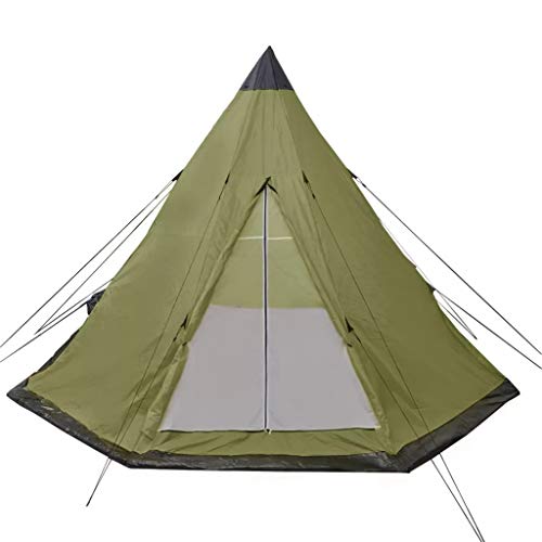 Tenda da campeggio a 4 posti, impermeabile, 365 x