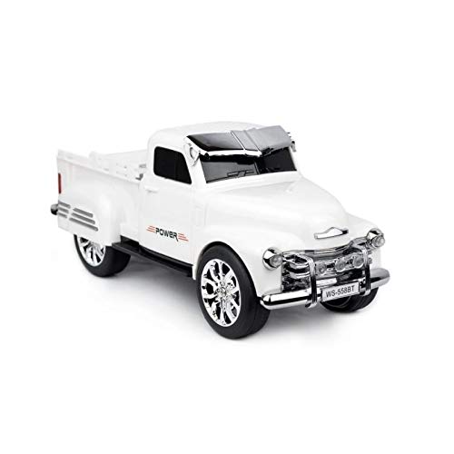 CAIXA SOM PORTATIL CAMINHONETE BLUETOOTH FM BRANCO WS-558BT