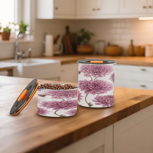 Envase hermético para café acero inoxidable 900ml rosa miniatura 6