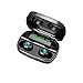 Produktbild FENG Bluetooth Kopfhörer,In Ear Ohrhörer Sport Wireless Kopfhörer Bluetooth 5.0 Headset mit LED Digitalanzeige 120 Stunden Spielzeit IPX5 Wasserdicht für iPhone Android (Schwarz)