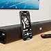 MAJORITY Bluetooth Soundbar for TV | 2.0 Stereo | Wireless & Wall Mountable | HDMI ARC, AUX, Optical, Remote & Brackets Included | Naga 40