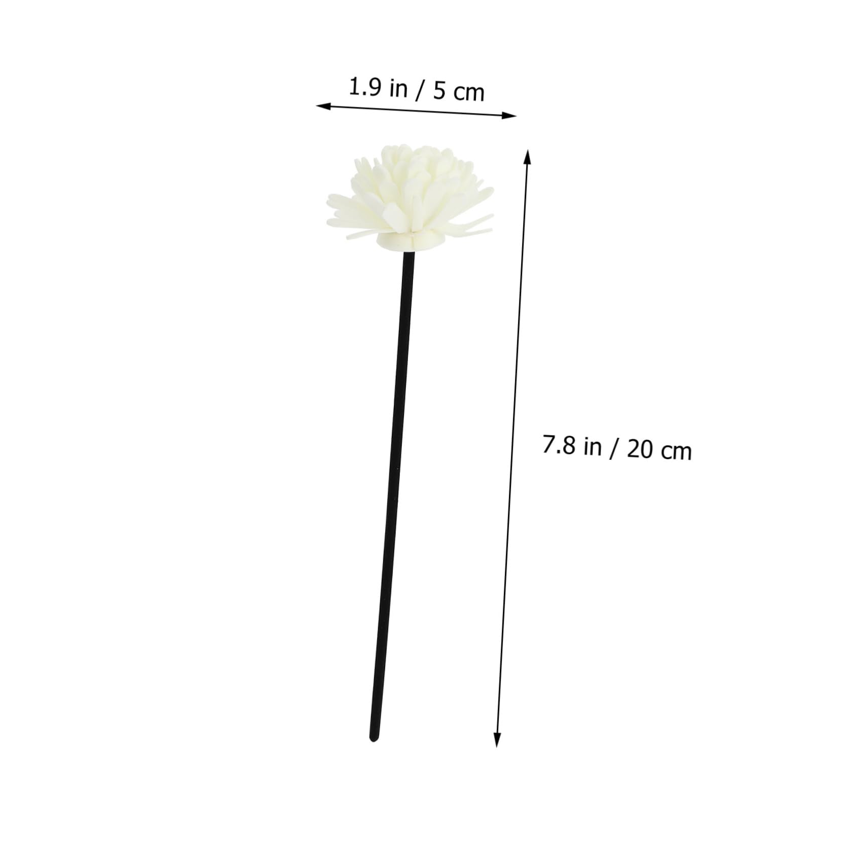 HOOTNEE 8pcs Diffuser Flower Sticks Natural Rattan Volatile Sticks for Essential Oils for Home Fragrance Living Room Bedroom Office and Spa Decor