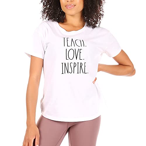 Rae Dunn Graphic Tees for Women, Teach Love...
