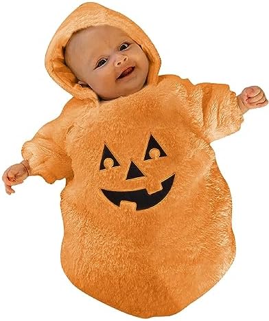 Infant Baby Girl Boy Halloween Outfits Long Sleeve Jumpsuit Ghost...