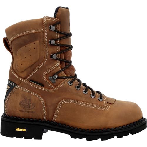 Georgia Boot Comfort Core Waterproof Low Heel Logger Work Boot