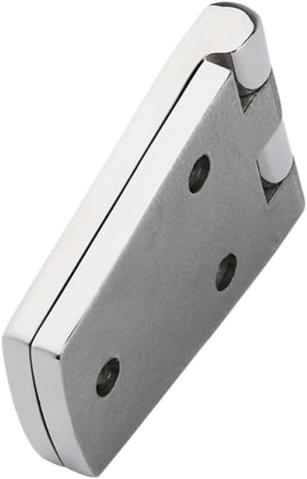 4PCS Stainless Steel Cast Door Strap Hinge with 6 Holes Mirror Polishing Marine Hinges Boat Hardware Parts Hinges 38X102MM