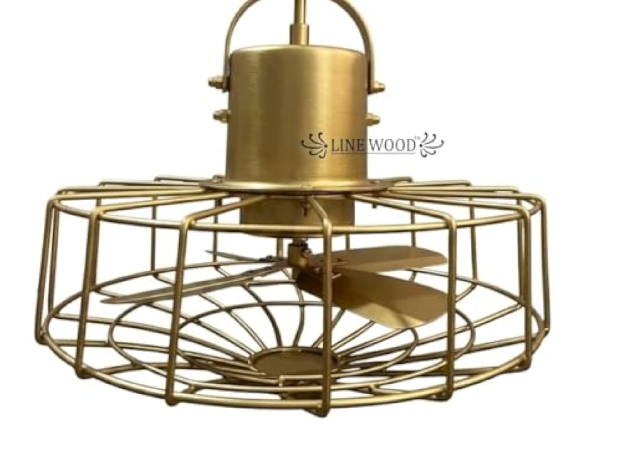 Nautical Modern Ceiling Fan, Vintage Style Wall Mount